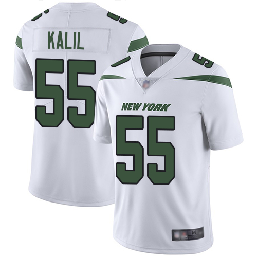 New York Jets Limited White Youth Ryan Kalil Road Jersey NFL Football #55 Vapor Untouchable->youth nfl jersey->Youth Jersey